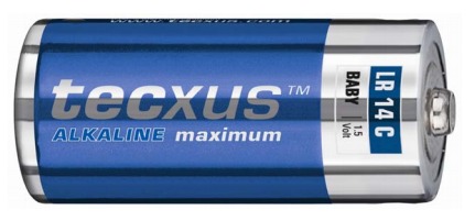 Tecxus Alkaline Maximum LR14C Battery 2pk