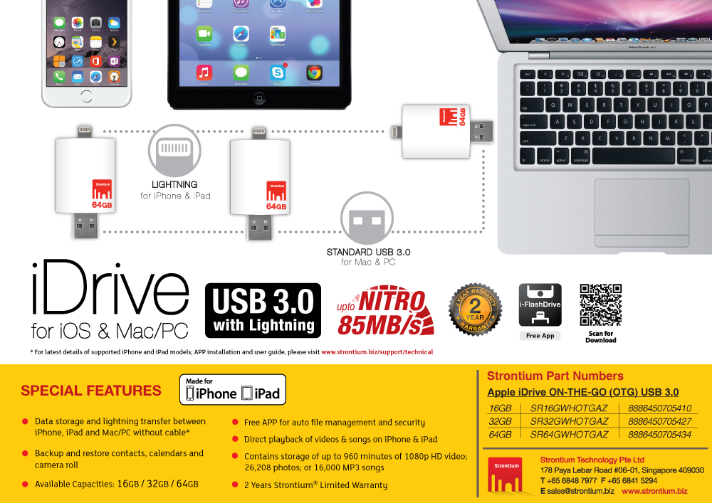 Strontium Apple iDrive USB 32GB